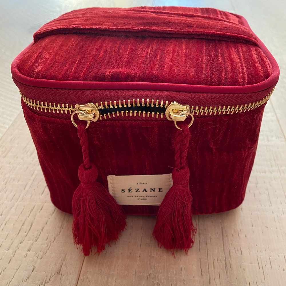 MINI VANITY CASE CRUSHED VELVET